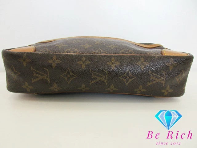 ルイ ヴィトン LOUIS VUITTON クラッチバッグ モノグラム コンピエーニュ M51845 茶 ブラウン PVC レザー LV ロゴ セカンドバッグ ハンドバッグ ポーチ 鞄 メンズ 【中古】【送料無料】bk8605