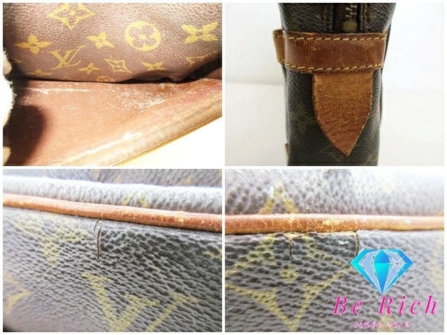ルイ ヴィトン LOUIS VUITTON クラッチバッグ モノグラム コンピエーニュ M51845 茶 ブラウン PVC レザー LV ロゴ セカンドバッグ ハンドバッグ ポーチ 鞄 メンズ 【中古】【送料無料】bk8605