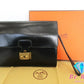 HERMES エルメス ポシェット ジェット クラッチ バッグ 〇 S刻印 黒 ブラック ボックス カーフ 鞄  メンズ 【中古】【送料無料】bk8614
