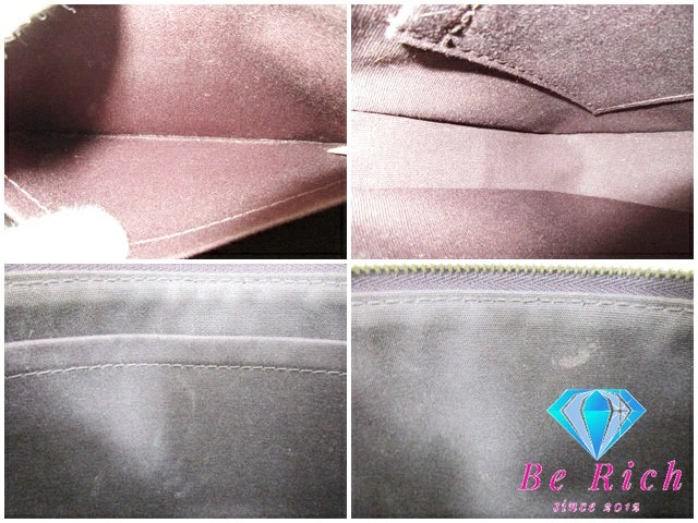 ルイ ヴィトン LOUIS VUITTON モノグラム ヴェルニ ポシェット アクセソワール M91576 アマラント 濃紫 パテント レザー エナメル LV ロゴ ハンドバッグ 鞄 【中古】【送料無料】 bk8617