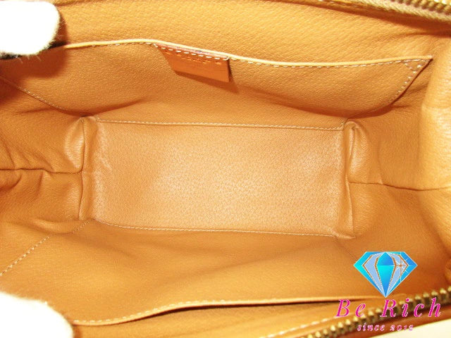 セリーヌ CELINE ハンドバッグ バニティバッグ MC 97/2 ポーチ マカダム レザー ロゴ 鞄 【中古】【送料無料】 bk8622