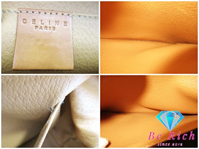 セリーヌ CELINE ハンドバッグ バニティバッグ MC 97/2 ポーチ マカダム レザー ロゴ 鞄 【中古】【送料無料】 bk8622