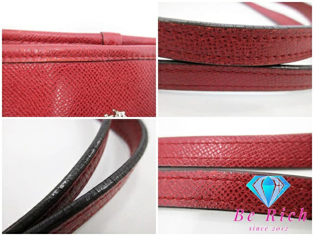 コーチ ベイリー サフィアーノ トートバッグ 33480 赤 レッド グレー レザー ショルダーバッグ ハンドバッグ COACH 【中古】【送料無料】 bk8670