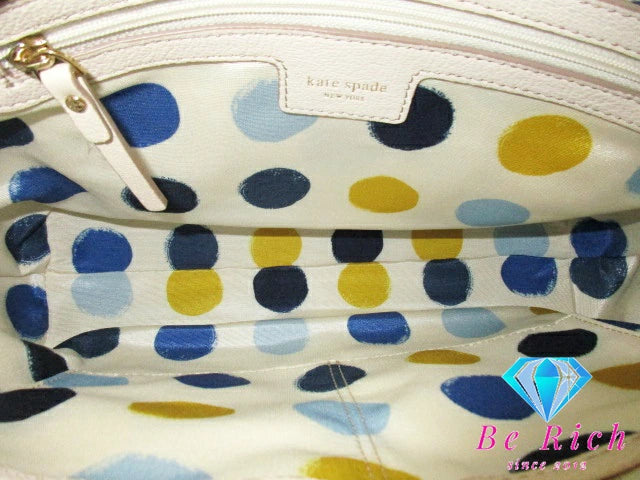 ケイトスペード kate spade ハンドバッグ ショルダーバッグ アイボリー レザー ロゴ 鞄 【中古】【送料無料】 bk8718