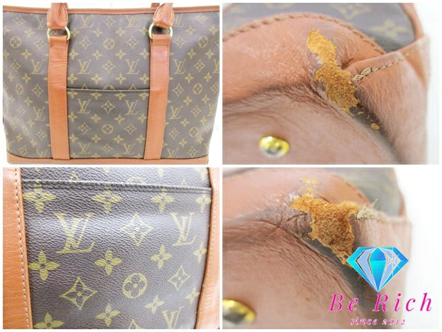 ルイ ヴィトン LOUIS VUITTON モノグラム ウィークエンド PM M42425 LV 茶 ブラウン PVC レザー トートバッグ ショルダーバッグ ビジネスバッグ 【中古】【送料無料】bk8738
