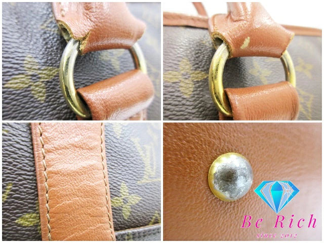 ルイ ヴィトン LOUIS VUITTON モノグラム ウィークエンド PM M42425 LV 茶 ブラウン PVC レザー トートバッグ ショルダーバッグ ビジネスバッグ 【中古】【送料無料】bk8738