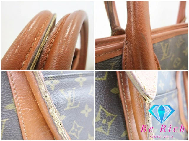 ルイ ヴィトン LOUIS VUITTON モノグラム ウィークエンド PM M42425 LV 茶 ブラウン PVC レザー トートバッグ ショルダーバッグ ビジネスバッグ 【中古】【送料無料】bk8738