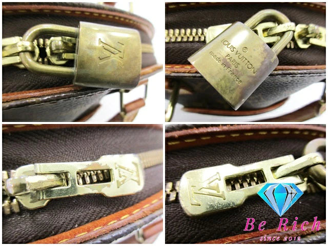 ルイ ヴィトン LOUIS VUITTON ハンドバッグ モノグラム エリプス MM M51126 ブラウン 茶 LV ロゴ ショルダーバッグ 手提げ 鞄 【中古】【送料無料】 bk8764