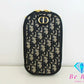 美品 クリスチャン ディオール Christian Dior 30 MONTAIGNE フォン ホルダー オブリーク S2114UTZQ キャンバス レザー ネイビー CD ロゴ モバイルケース ポシェット 斜め掛け  鞄 【中古】【送料無料】 bk8765