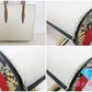 クリスチャン ルブタン CHRISTIAN LOUBOUTIN パロマ スモール ハンド バッグ ショルダーなし アイボリー 赤 レッド レザー ロゴ 鞄 【中古】【送料無料】bk8783