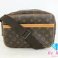 ルイ ヴィトン LOUIS VUITTON ショルダーバッグ モノグラム リポーター PM M45254 ブラウン 茶 ロゴ 肩掛け 斜め掛け 鞄  【中古】【送料無料】 bk8797