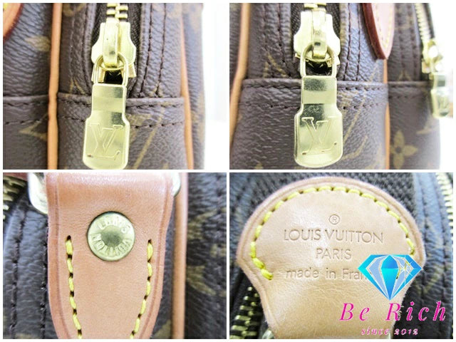 ルイ ヴィトン LOUIS VUITTON ショルダーバッグ モノグラム リポーター PM M45254 ブラウン 茶 ロゴ 肩掛け 斜め掛け 鞄  【中古】【送料無料】 bk8797