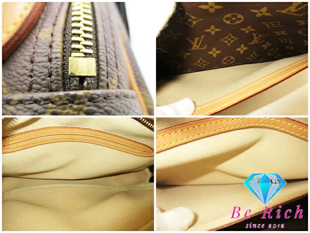 ルイ ヴィトン LOUIS VUITTON ショルダーバッグ モノグラム リポーター PM M45254 ブラウン 茶 ロゴ 肩掛け 斜め掛け 鞄  【中古】【送料無料】 bk8797