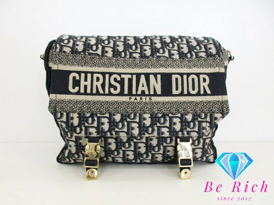 クリスチャン ディオール Christian Dior camp Medium ディオールキャンプ オブリーク エンブロイダリー ショルダーバッグ M1240ORIW M928 CD ロゴ ポシェット クロスボディ 斜め掛け 鞄 【中古】【送料無料】 bk8821