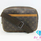 ルイ ヴィトン LOUIS VUITTON ショルダーバッグ モノグラム リポーター PM M45254 ブラウン 茶 ロゴ 肩掛け 斜め掛け 鞄  【中古】【送料無料】 bk8826