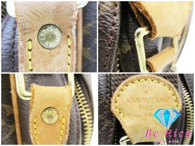 ルイ ヴィトン LOUIS VUITTON ショルダーバッグ モノグラム リポーター PM M45254 ブラウン 茶 ロゴ 肩掛け 斜め掛け 鞄  【中古】【送料無料】 bk8826
