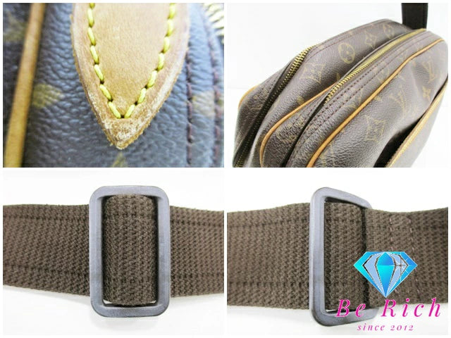 ルイ ヴィトン LOUIS VUITTON ショルダーバッグ モノグラム リポーター PM M45254 ブラウン 茶 ロゴ 肩掛け 斜め掛け 鞄  【中古】【送料無料】 bk8826