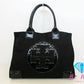 トリーバーチ ハンドバッグ エラ 黒 ブラック ナイロン  パテント レザー エナメル トートバッグ TORY BURCH 【中古】【送料無料】 bk8849