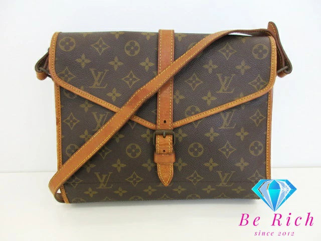 ルイ ヴィトン LOUIS VUITTON 2way 三つ折り ショルダーバッグ モノグラム ポルタブル セルヴェット No. 230 LV ロゴ 斜め掛け 鞄 ヴィンテージ 3ケタ 【中古】【送料無料】 bk8971