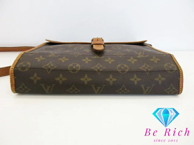ルイ ヴィトン LOUIS VUITTON 2way 三つ折り ショルダーバッグ モノグラム ポルタブル セルヴェット No. 230 LV ロゴ 斜め掛け 鞄 ヴィンテージ 3ケタ 【中古】【送料無料】 bk8971