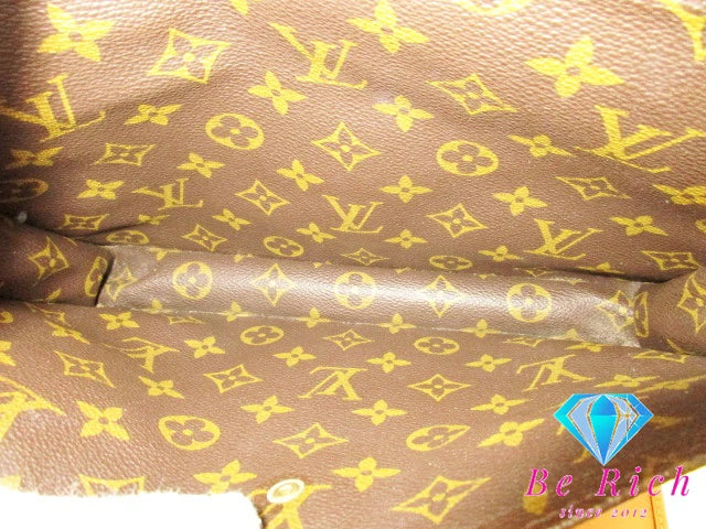 ルイ ヴィトン LOUIS VUITTON 2way 三つ折り ショルダーバッグ モノグラム ポルタブル セルヴェット No. 230 LV ロゴ 斜め掛け 鞄 ヴィンテージ 3ケタ 【中古】【送料無料】 bk8971