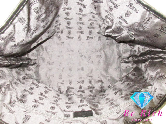 グッチ GUCCI GG トートバッグ 211976 ブラウン キャンバス パテント レザー ショルダーバッグ【中古】【送料無料】bk9056