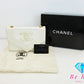シャネル CHANEL V ステッチ チェーン ショルダーバッグ ラム スキン ホワイト 白 アイボリー ココマーク CC ロゴ 鞄 【中古】【送料無料】 bk9078