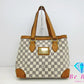 ルイ ヴィトン LOUIS VUITTON トートバッグ ショルダーバッグ ダミエ アズール ハムステッド PM N51207 白 グレー ハンドバッグ 鞄 【中古】【送料無料】 bk9079