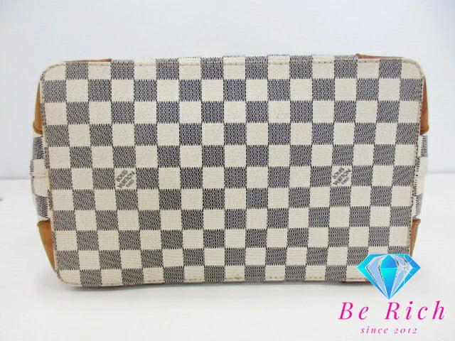 ルイ ヴィトン LOUIS VUITTON トートバッグ ショルダーバッグ ダミエ アズール ハムステッド PM N51207 白 グレー ハンドバッグ 鞄 【中古】【送料無料】 bk9079