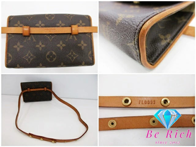 ルイ ヴィトン LOUIS VUITTON モノグラム ポシェット フロランティーヌ M51855 ウエスト ポーチ ベルト 鞄 【中古】【送料無料】 bk9088