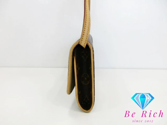 美品 ルイ ヴィトン LOUIS VUITTON ポシェット ツイン GM 2way ショルダー クラッチ バッグ モノグラム M51852 ウエストポーチ クラッチバッグ 斜め掛け 鞄 【中古】【送料無料】bk9100