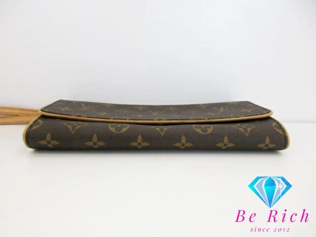 美品 ルイ ヴィトン LOUIS VUITTON ポシェット ツイン GM 2way ショルダー クラッチ バッグ モノグラム M51852 ウエストポーチ クラッチバッグ 斜め掛け 鞄 【中古】【送料無料】bk9100