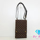 ルイ ヴィトン LOUIS VUITTON ダミエ ポート ベロー N45271 ショルダーバッグ ポシェット エベヌ 茶 LV ロゴ 鞄 【中古】【送料無料】bk9101
