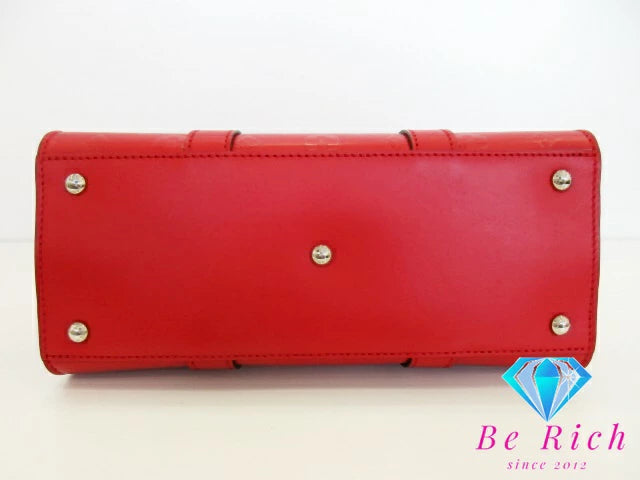 美品 ルイ ヴィトン LOUIS VUITTON 2way トートバッグ ヴェリー トート MM M43542 赤 レッド ルビー LV ロゴ ショルダーバッグ ハンドバッグ 鞄 【中古】【送料無料】 bk9117