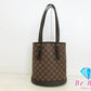 ルイ ヴィトン LOUIS VUITTON トートバッグ マレ N42240 ダミエ エベヌ ブラウン 茶 PVC レザー ロゴ バケット バケツ型 ショルダーバッグ ハンドバッグ 肩掛け 鞄 【中古】【送料無料】 bk9134