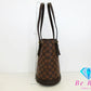ルイ ヴィトン LOUIS VUITTON トートバッグ マレ N42240 ダミエ エベヌ ブラウン 茶 PVC レザー ロゴ バケット バケツ型 ショルダーバッグ ハンドバッグ 肩掛け 鞄 【中古】【送料無料】 bk9134