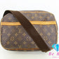 ルイ ヴィトン LOUIS VUITTON ショルダーバッグ モノグラム リポーター PM M45254 ブラウン 茶 ロゴ 肩掛け 斜め掛け 鞄  【中古】【送料無料】 bk9142