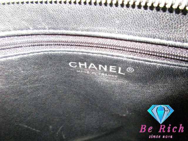 シャネル CHANEL マトラッセ 復刻トート A01804 トートバッグ ブラック 黒 キャビアスキン レザー シルバー金具 ココマーク CC ロゴ ハンドバッグ 鞄 【中古】【送料無料】 bk9157