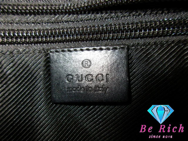 グッチ GUCCI トートバッグ 34339 GG ブラック 黒 キャンバス レザー ロゴ ハンドバッグ 肩掛け 鞄 レディース【中古】【送料無料】 bk9199