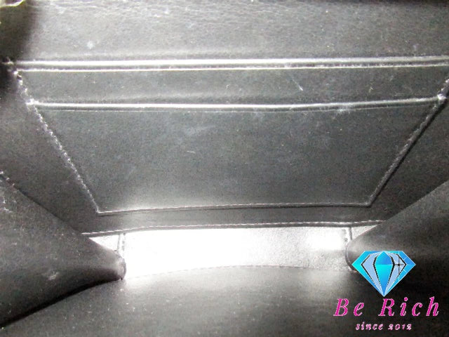 美品 シャネル CHANEL フィリグリー ミニ チェーン ショルダーバッグ A84452 レザー キャビア スキン 黒 ブラック ネイビー ココマーク CC ロゴ 斜め掛け 鞄 【中古】【送料無料】 bk9212