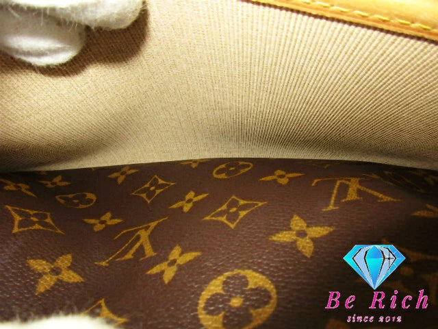 ルイ ヴィトン LOUIS VUITTON ハンドバッグ モノグラム ドーヴィル M47270 ブラウン 茶 LV ロゴ ボストンバッグ ショルダーバッグ 化粧 コスメ ボーリング バニティ    【中古】【送料無料】 bk9221