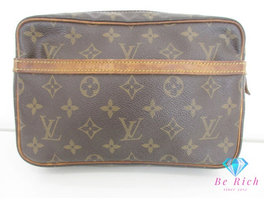 ルイ ヴィトン LOUIS VUITTON モノグラム コンピエーニュ 23 M51847 LV ロゴ セカンドバッグ クラッチバッグ ポーチ【中古】 bk9279
