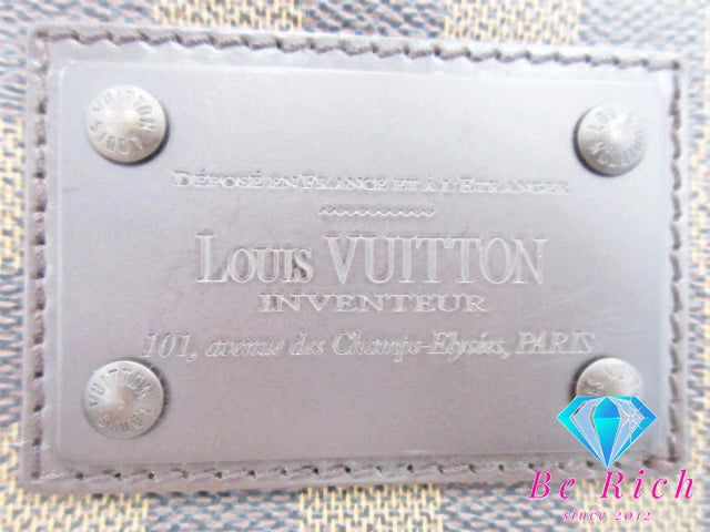 ルイ ヴィトン LOUIS VUITTON ダミエ バムバッグ ブルックリン N41101 エベヌ ボディ ショルダー ウエスト ポーチ バッグ【中古】【送料無料】 bk9284