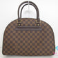 美品 ルイ ヴィトン LOUIS VUITTON ハンドバッグ ダミエ ノリータ N41455 エベヌ LV ロゴ ショルダーバッグ【中古】【送料無料】 bk9286