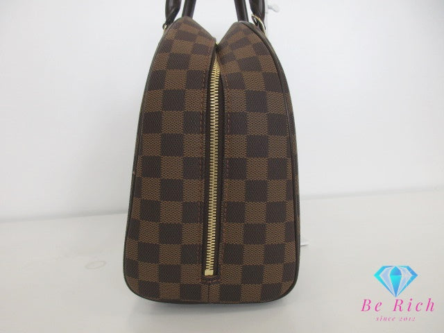 美品 ルイ ヴィトン LOUIS VUITTON ハンドバッグ ダミエ ノリータ N41455 エベヌ LV ロゴ ショルダーバッグ【中古】【送料無料】 bk9286