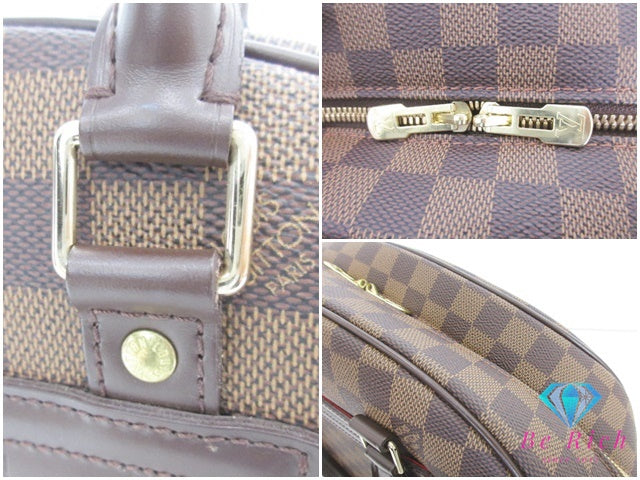 美品 ルイ ヴィトン LOUIS VUITTON ハンドバッグ ダミエ ノリータ N41455 エベヌ LV ロゴ ショルダーバッグ【中古】【送料無料】 bk9286