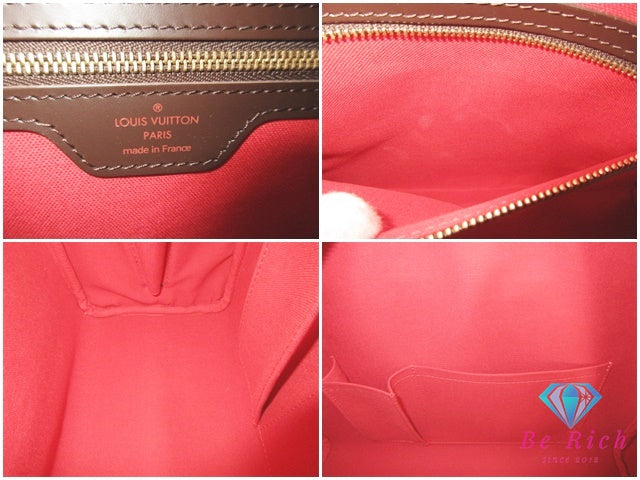 美品 ルイ ヴィトン LOUIS VUITTON ハンドバッグ ダミエ ノリータ N41455 エベヌ LV ロゴ ショルダーバッグ【中古】【送料無料】 bk9286