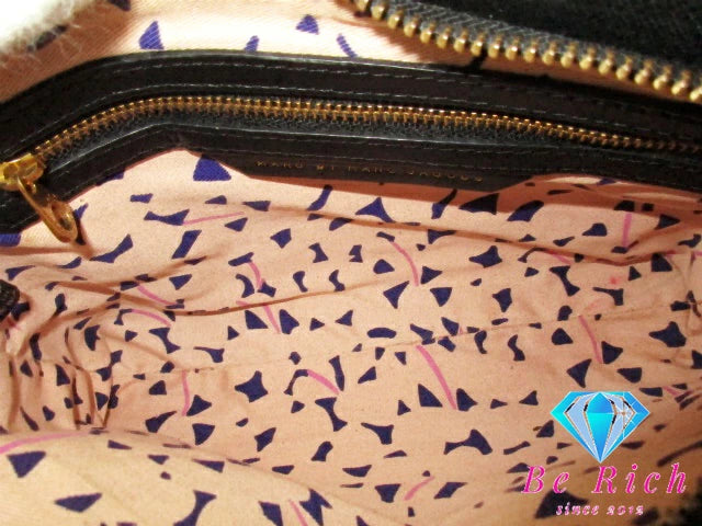 マーク バイ マークジェイコブス MARC BY MARC JACOBS ショルダーバッグ ブラック 黒 パテント レザー ロゴ 肩掛け 鞄 【中古】【送料無料】 bk9296