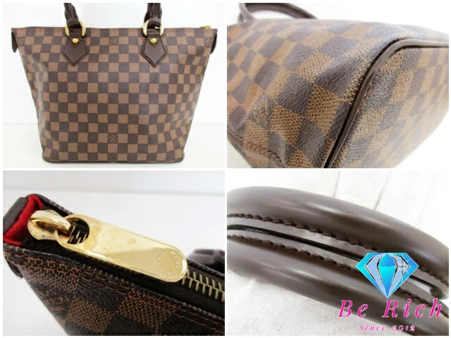 ルイ ヴィトン LOUIS VUITTON トートバッグ ハンドバッグ ダミエ サレヤ PM N51183 エベヌ LV ロゴ ショルダーバッグ 鞄 【中古】【送料無料】 bk9309