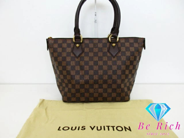 ルイ ヴィトン LOUIS VUITTON トートバッグ ハンドバッグ ダミエ サレヤ PM N51183 エベヌ LV ロゴ ショルダーバッグ 鞄 【中古】【送料無料】 bk9309